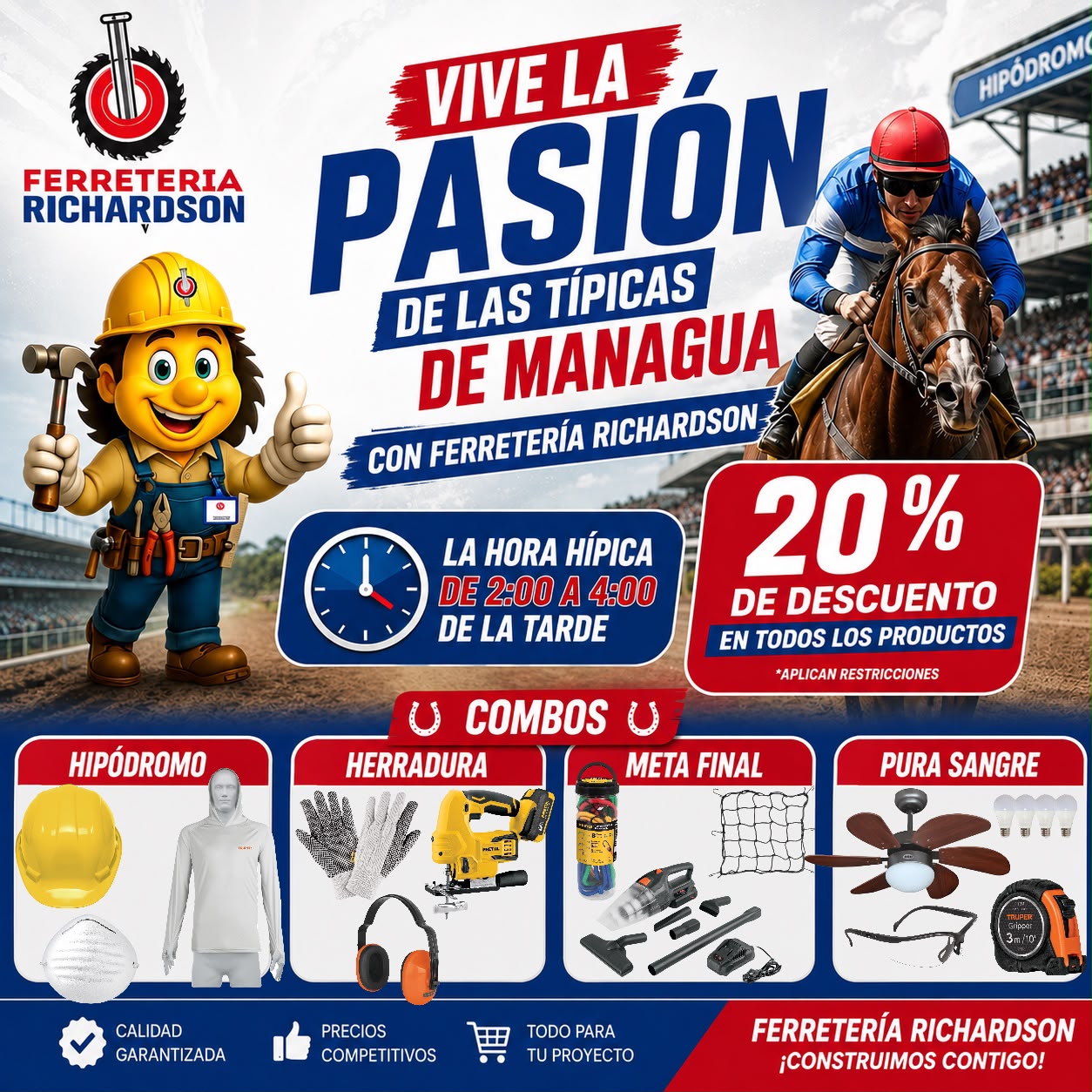 ¡Ven y aprovecha la hora hípica solo en tiendas!